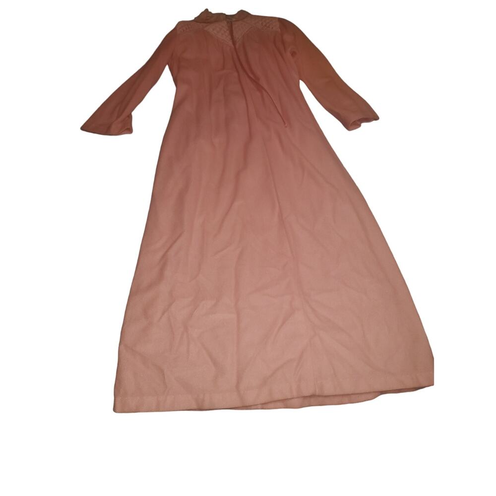 Vintage Pink Anne Leslie Zippered Robe House Coat size medium New with tags